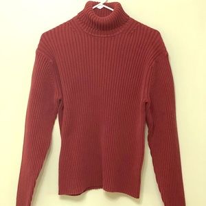 Gap Men’s Turtleneck Sweater in Cranberry Size Lg